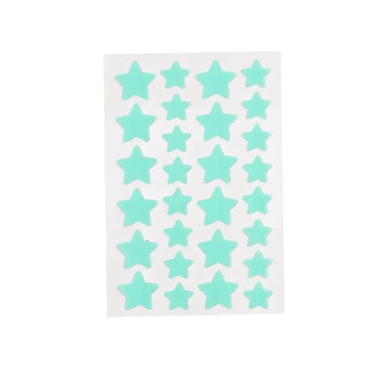 28/35/40Pcs Colorful Acne Patches Cute Star Heart Shaped Treatment Sticker Invisible Cover Removal Pimple Patch Skin Care